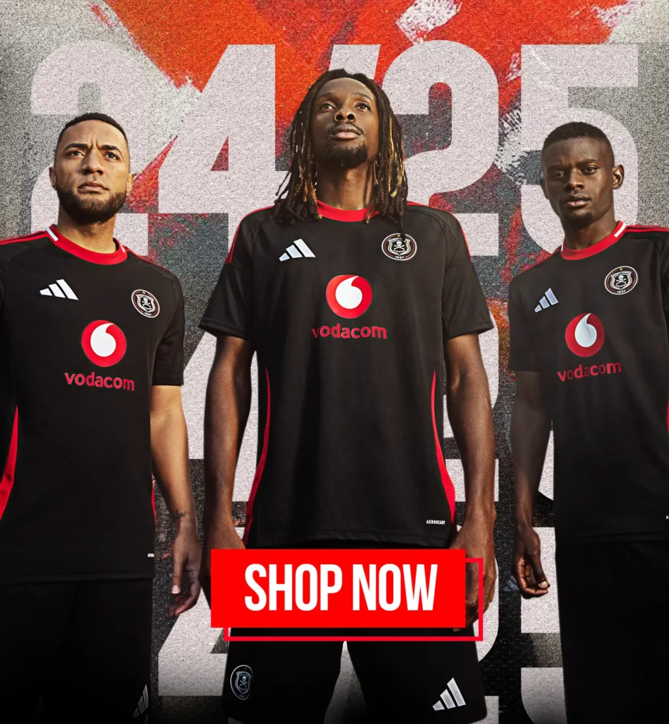 orlando pirates fc 24 25 kit out now shop online mobile